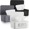 Singhoow 3 Pack Baby Wipes Dispenser Holder Wipe Container for Bathroom with Lid