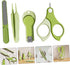 Set Trimmer BESPORTBLE Nail Clipper for Newborns and Infants, Green Non-Slip Fingernail with Safety Guard, Portable