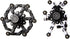 Transformable Fidget Spinners 2 Pcs for Kids and Adults White Black Stress