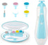OUREPOCA Baby Nail File Clippers Electric: Baby Nail Trimmer Electric Kit Fingernails Toes