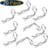 HobbyPark RC 90-Degree Angle Body Clips, Bent Springy Pins for 1/10 Scale Model Car Truck (20-Pack)