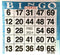 1 on Blue Bingo Paper Card Sheets, 500 Sheets Per Pack
