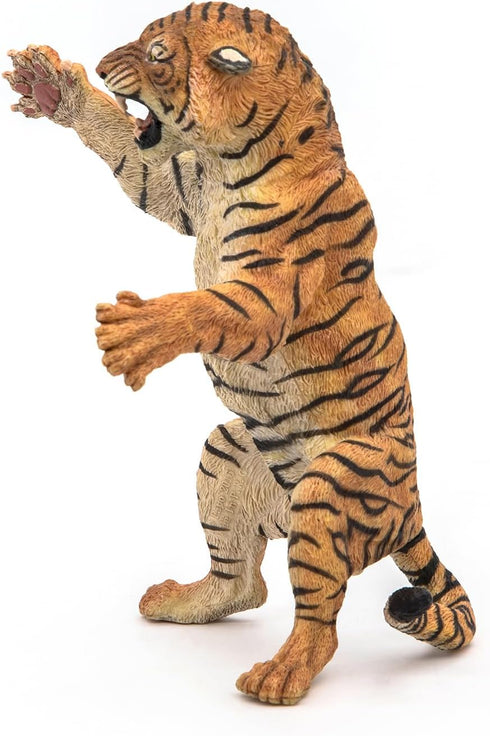 Papo Sumatran Tiger Figurine, Wild Animal Toy for Kids Age 3+, Hand-Painted, 10.5 x 9.5 x 12.5 cm