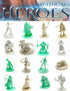 Mythical Heroes Mini Figure Set for RPGs | 93 Pcs in 16 Designs | Suitable Size for DND