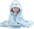 Febvao Baby Hooded Towels,31 x 31 in Baby Washcloths, Infant Super Soft Baby