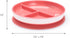 Munchkin Stay Put Suction Plates - 3 Divided Sections for Baby and Toddler, Pink/Purple