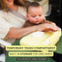Bee Babe Co. On-The-Go Wipes Dispenser, Travel Wipes Case, Includes Temporary Trash Compartment, Must Have Diaper Bag