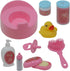 The New York Doll Collection Baby Doll Accessory Set in Zippered Carrying Case for Feeding & Caring