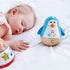 Hape Penguin Musical Wobbler, Colorful Wobbling Melody Toy for Kids 6 Months+, Blue