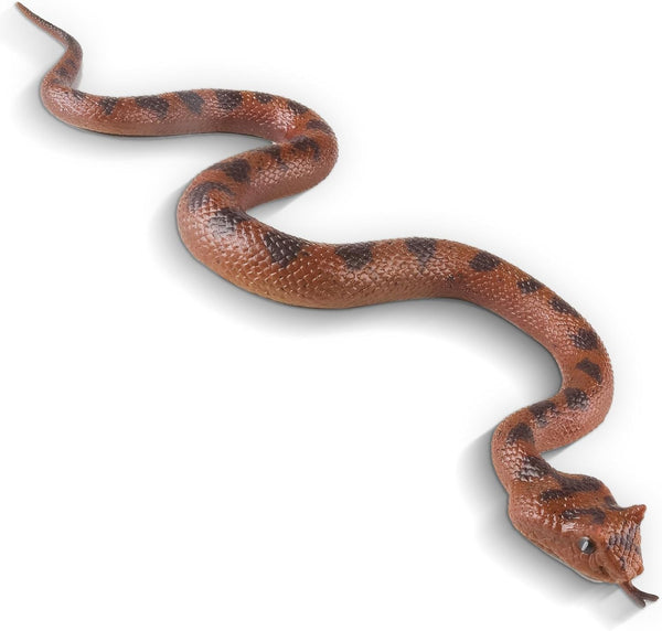 Ultra-Realistic Snake Toy to Scare Birds/Squirrels - 15-Inch Coiled/26-Inch Stretchy Garden Decor,