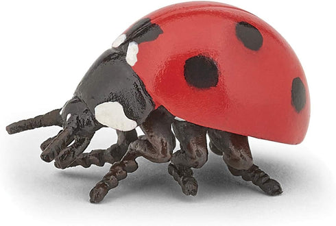 Papo Hand-Painted Ladybug Figurine - Wild Animal Kingdom 50257 - Collectible for Boys and Girls, Ages 3+