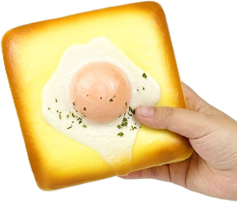 Egg Toast Squishies Super Soft Slow Rising Toy Cute Scented Simulation Food Square Cake Squishys Stress Relief Squeeze