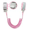 Anti Lost Wrist Link (8.2ft), Socub Breathable Toddler Leash for Child Safety with Key Lock, Pink