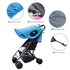 Universal Sun Shade for Baby Stroller, UV Protection Rainproof Sun Cover, Pushchair Buggy Blackout Parasol Canopy
