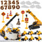 RUIYDZ 28pcs Construction Cake Topper Birthday Cake Toppers Construction Birthday Party Supplies Large