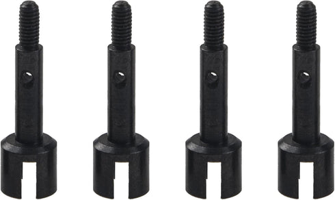 ShareGoo Steel Drive Shaft & Wheel Stub Axle Dogbones Adapter Axle Hub Compatible with WLtoys 144001 1/14 RC Car Buggy Upgrade Parts