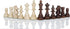Staunton No. 6 Tournament Chess Pieces - Weighted Wooden Standard Chessmen with Felted Base