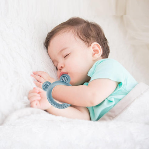 3 Pack Teething Toys for Babies 0-6 Months, BPA Free, Easy to Hold Silicone Teethers Chew Toys for Infant Baby