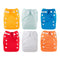 ALVABABY Newborn Cloth Diapers Pocket for Less Than 12pounds Cloth Diaper 6pcs