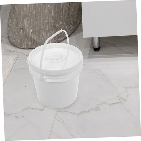Zerodeko Refillable Wipes Dispenser Bucket Flushable Adult Bathroom Wipes Holder Handles Bucket for Car Tissue Box