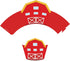 CC HOME 24 pcs Farm Animal Cupcake Wrappers for Baby Shower, Birthday Party, Wedding Decorations