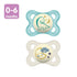 MAM 0-6 Pack, 6 Count Original Night Pacifiers Months, Best for Breastfed Babies, Glow in The Dark, Unisex, Value
