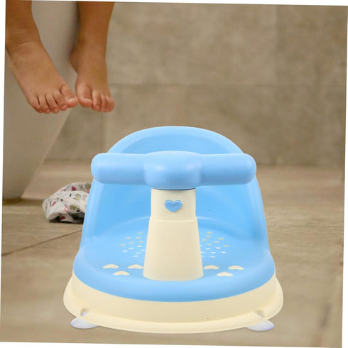 YARNOW Adorable Bath Seat with Comfortable Backrest Practical Bathtub Chair for Sitting Up Lightweight and Stable