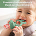 Haakaa Baby Fruit Food Feeder & Silicone Freezer Nibble Tray Combo - Breastmilk Popsicle Mold for Baby Cooling Relief