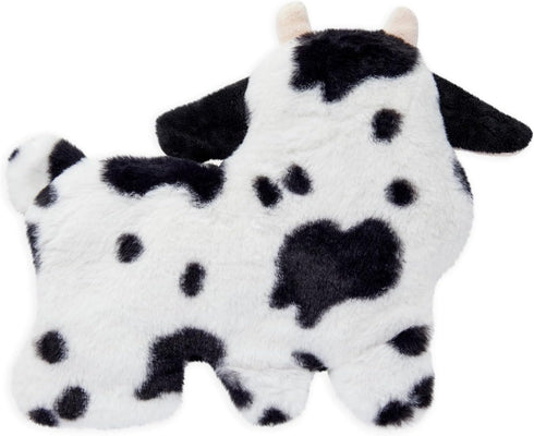 Zodaca Microwavable Cow Plush Heating Pad, Stuffed Animal (Lavender Scented)