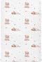 vvfelixl Crib Sheets for Boys Cute Sleeping Teddy Bears Toddler Baby Girl