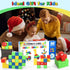 32PCS Magnetic Building Blocks for Kids Ages 3-5 - 1 Inch Magnet Blocks for Toddler, Montessori Toy, Preschool STEM
