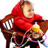 Toy Safety Straps 4PK, Stretchable Silicone Pacifier Clips for Baby Toddler Teether Bottle Harness