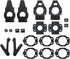 Nylon Front and Rear Hub Carrier Kit for 1/5 HPI ROVAN Baja KM 5T 5B 5SC ROFUN RC Car Parts