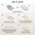 COMOMY Baby Changing Pad with Wipeable & Waterproof PU Cover, Contoured Diaper Changing Pad for Dresser with Non-Slip