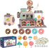 yoliyogo Pretend Play Donut Toy Candy Store Toy Realistic Functional Donut Oven with