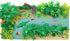2 (10 Inches Rainforest Jungle Trees Building Blocks Bricks with Base Plates for Each), Forest Garden Plants Flowers