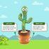 MIAODAM Dancing Cactus, Talking Baby Toy that Repeats Words, Plush Interactive Toy Singing 100 Songs for Kids and Adults