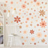 90 Kisston Pcs Daisy Wall Decal Alphabet Vinyl Wall Decals Boho Decal Daisy Stickers Boho Groovy Floral Stickers