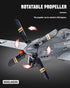 P-51 Mustang Fighter Bomber Building Blocks Set, Military WW2 Airplane Toy, Collectible WW2 Army Model for Children