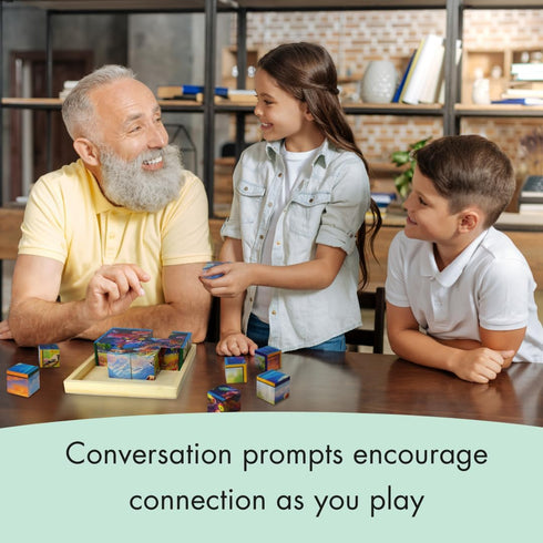 16-Piece, Six Large Piece Puzzles for Seniors with Dementia, Alzheimers, Parkinsons Engaging Activities for Elderly