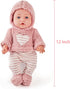 eDollable 12 inch playset 3+ My First Baby Doll Toy with Accessories and Clothes in Gift Box, Ideal Gift for Years Old
