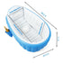 PandaEar Baby Inflatable Bathtub, Portable Travel Baby Infant Bath Tub Toddler Bathtub with Air Pump, Foldable Non-Slip Shower Basin Mini Air Swimming Pool for Newborn (Blue) by PandaEar