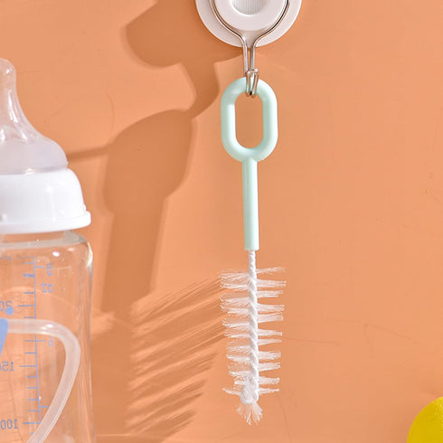 Mezfrguo 10 PCS Nipple Brushes Pacifier Cleaning Tools Small Bottle Brush Nipple Cleaner Nipple Bottle Brushes