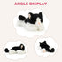 PEACH CAT Cat Stuffed Animal Cute Plushies Small Plush Toys Gifts for Kids Black and White