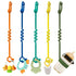 Toy Straps for Baby, 5 Pack Adjustable Silicone Straps for Baby and Sippy Cups for Strollers, High Chairs, Cribs, Car