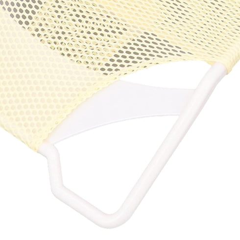 Shanrya Baby Bath Tub Net, Baby Bath Seat, Safe Skid Resistance Lightweight Stretchable Soft Touch Yellow Bathtub