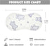 decor gift 4 Pack 22x11in Cotton Burp Cloths Muslin Soft and Absorbent? Lilac Funny Bear wash Cloths for Babies Girls