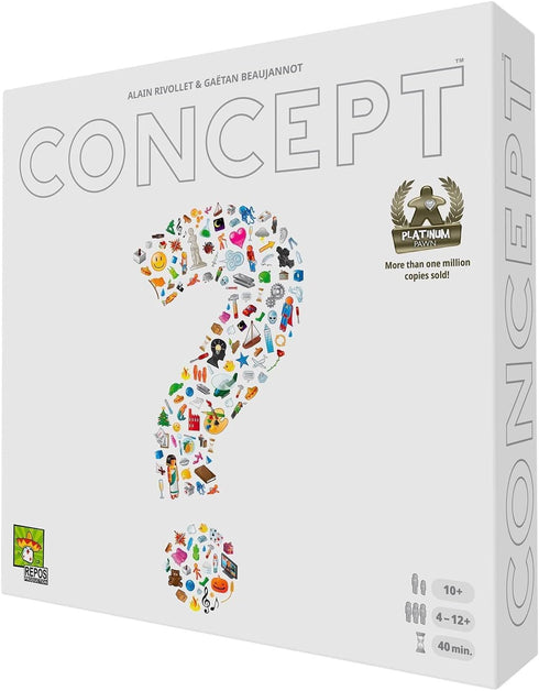 Concept Party Game | Award-Winning Team-Based Guessing Board Game for Adults and Kids | 4-12 Players
