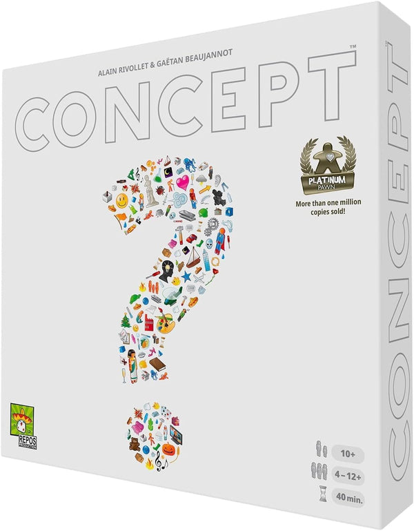 Concept Party Game | Award-Winning Team-Based Guessing Board Game for Adults and Kids | 4-12 Players