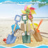 16inch/40cm (3PCS) Dilabnda Kids Beach Sand Shovels, Sand Shovels for Garden, Large Beach Snow Spade Scoop for Kids